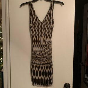 NWT Nicole Miller black and white cocktail dress
